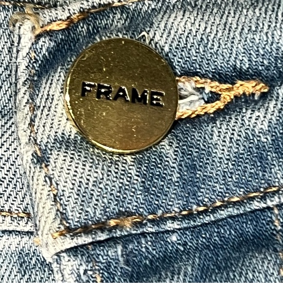 FRAME Le Skinny de Jeanne Crop Skinny Jeans Size 28 Great Condition - Picture 8 of 14